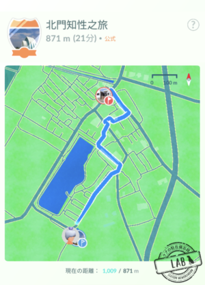 台南PokémonGO_官方路線_route24_北門知性之旅_公式ルート